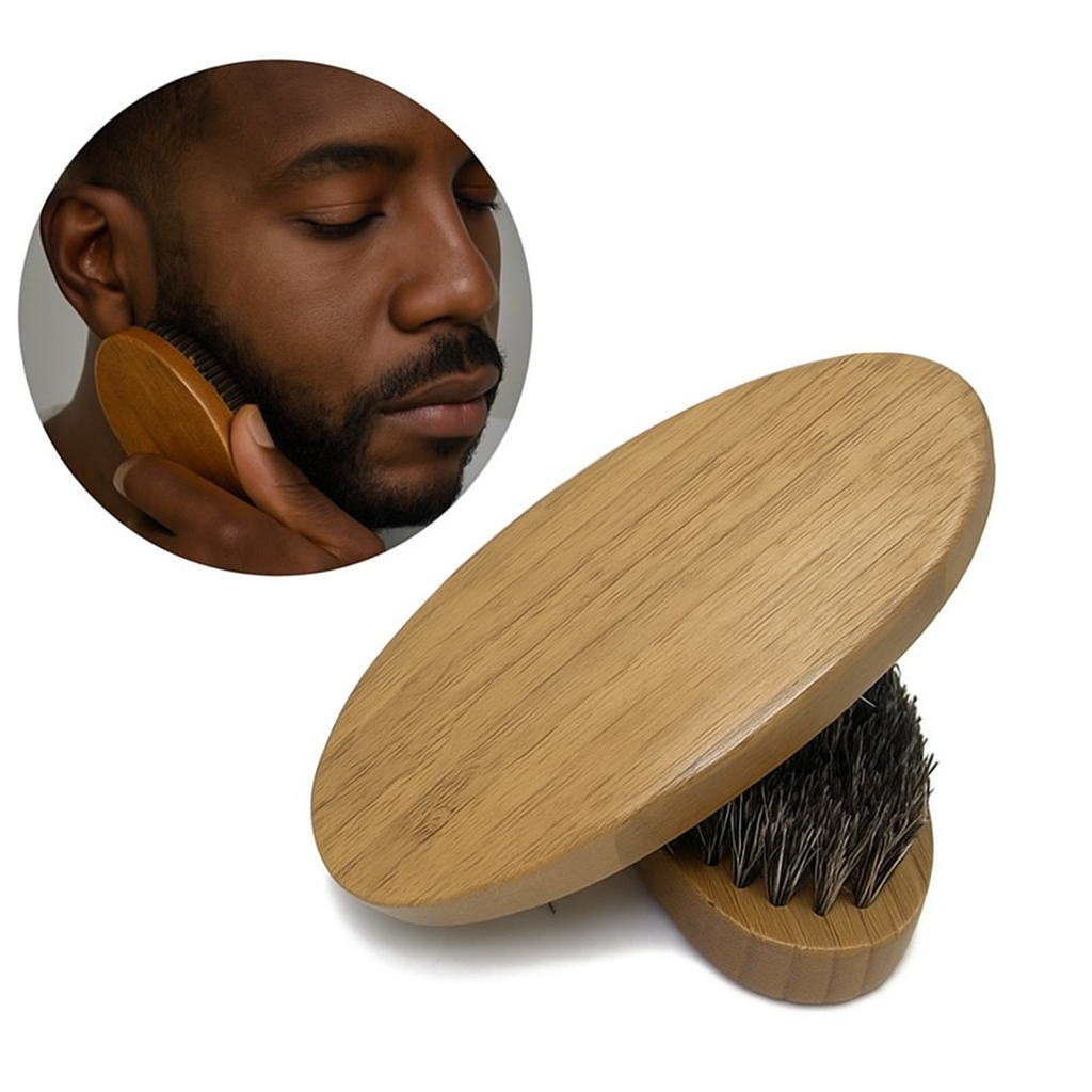 Compact Pocket Travel Boar Bristle Brush