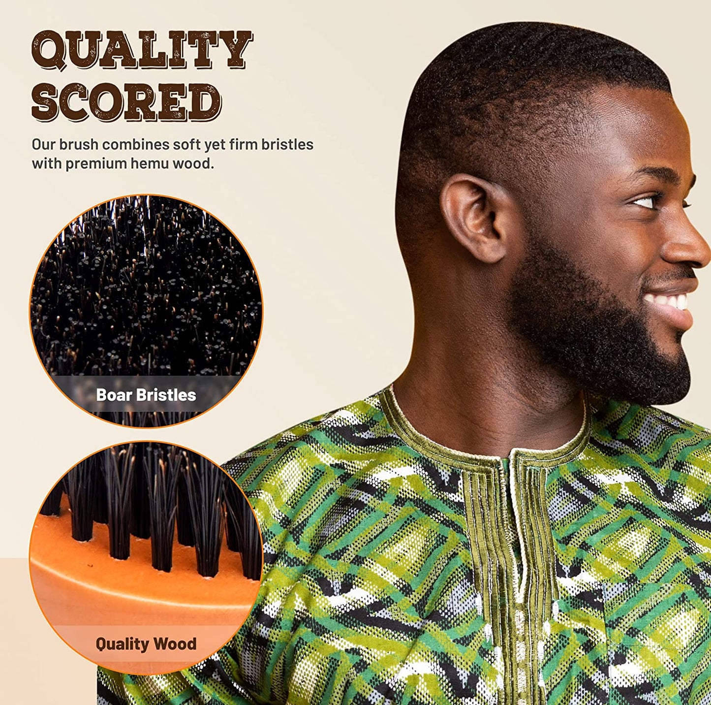 Medium Hard Curved Wave Pocket Brush