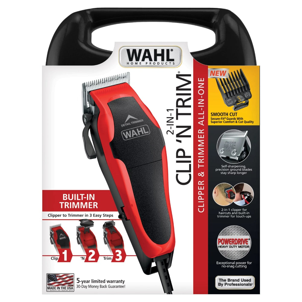 Wahl Hair Cutting Clipper & Trimmer Kit Set