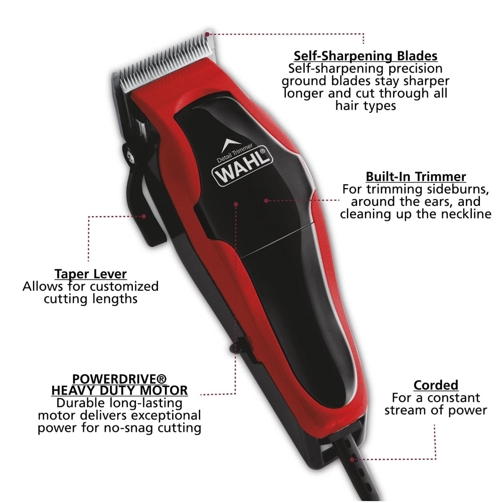 Wahl Hair Cutting Clipper & Trimmer Kit Set