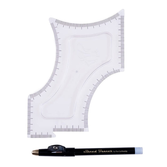 Shaping + Styling Tool - Includes 100% Clear Guide + Bonus Pencil - Line up and Edging for Beard, Hairline, Mustache
