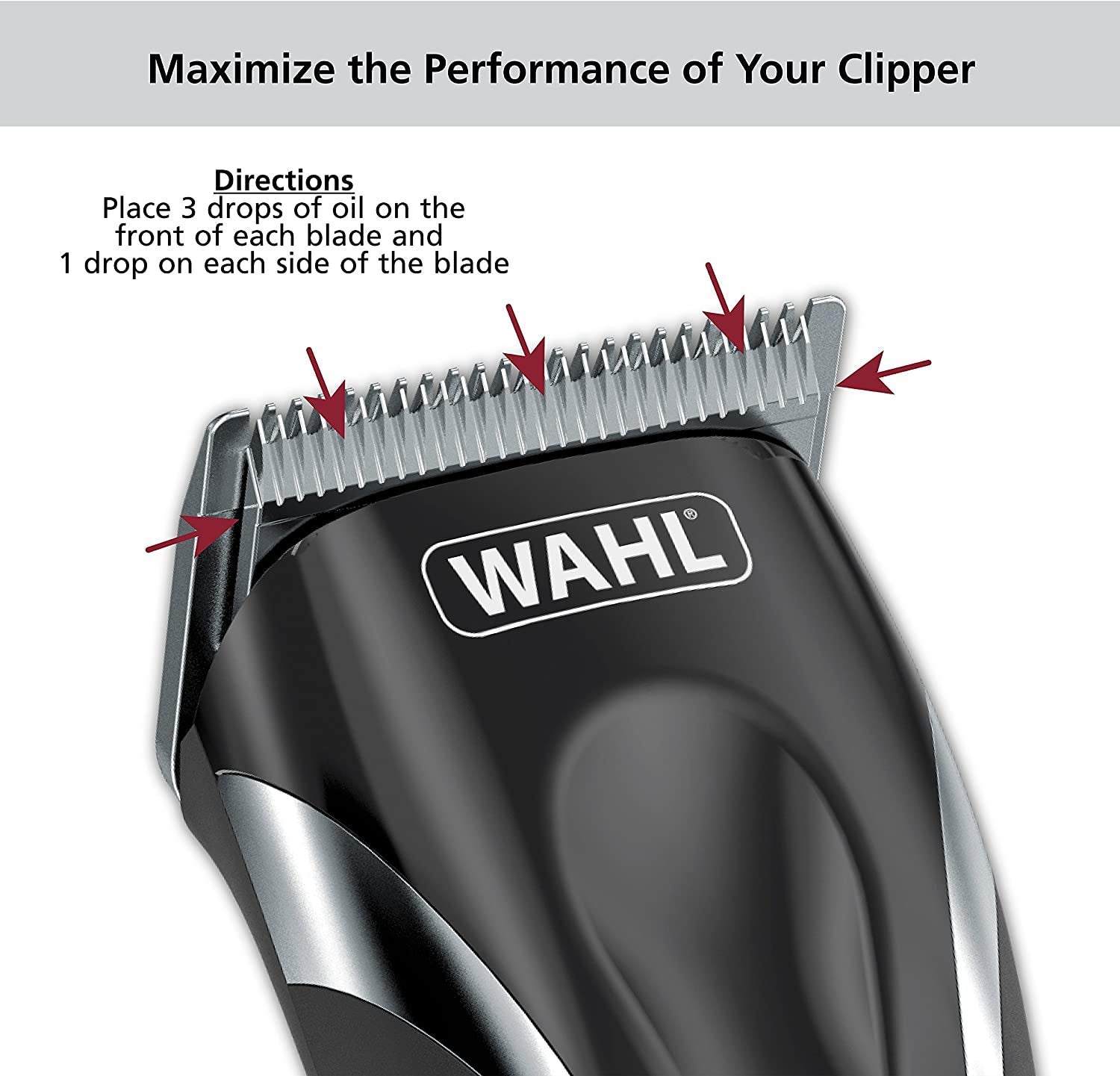Wahl Premium Hair Clipper Blade Lubricating Oil - 4 fluid ounces